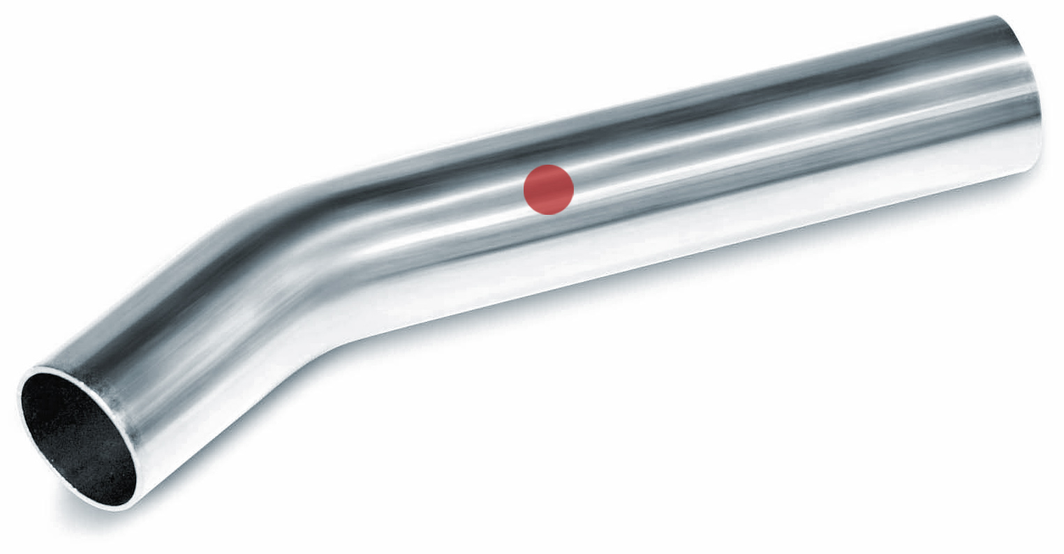 Courbe d'ajustage à 30° MM