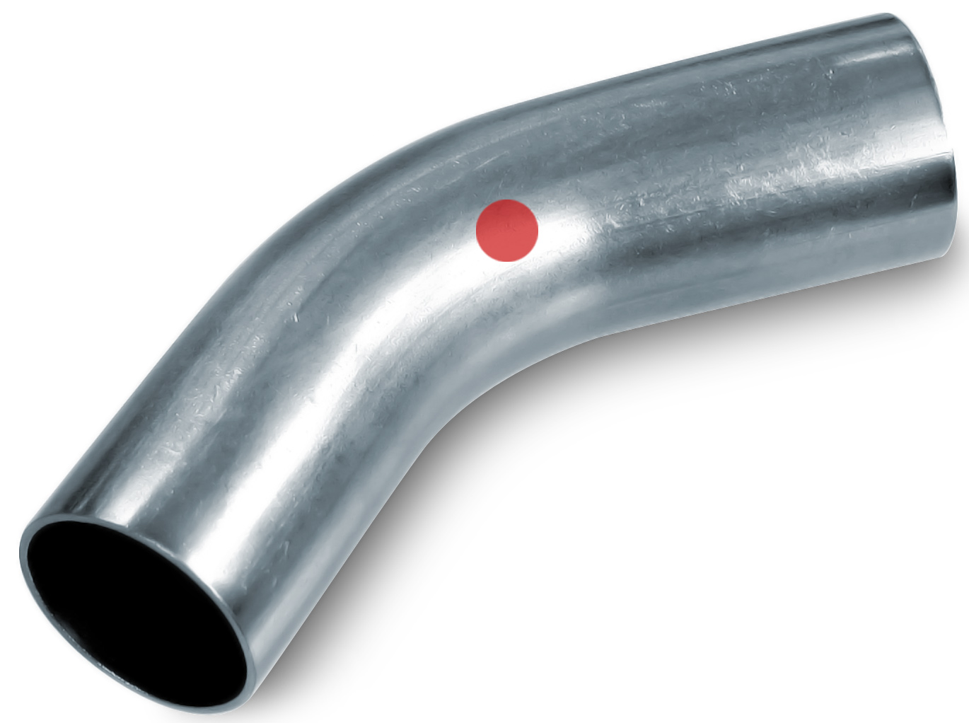 Courbe d'ajustage à 45° MM