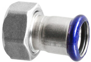 Raccord tournant écrou inox